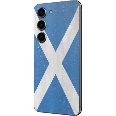 Scotland Flag Distressed Galaxy S23 Skin